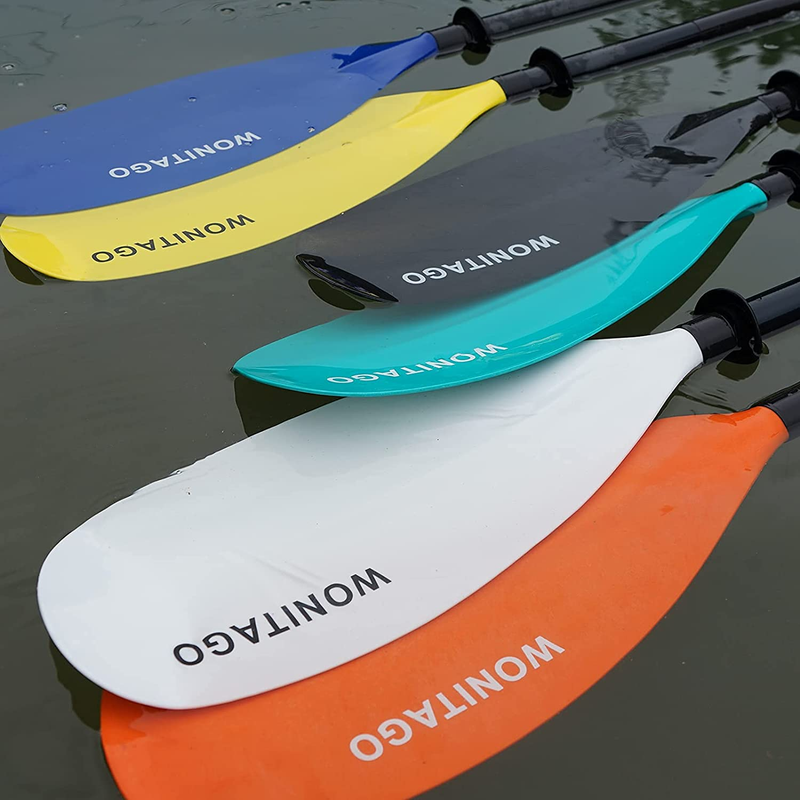 Kayak Paddles Carbon Fiber Shaft Paddle with Nylon Blades, Floating Adjustable K