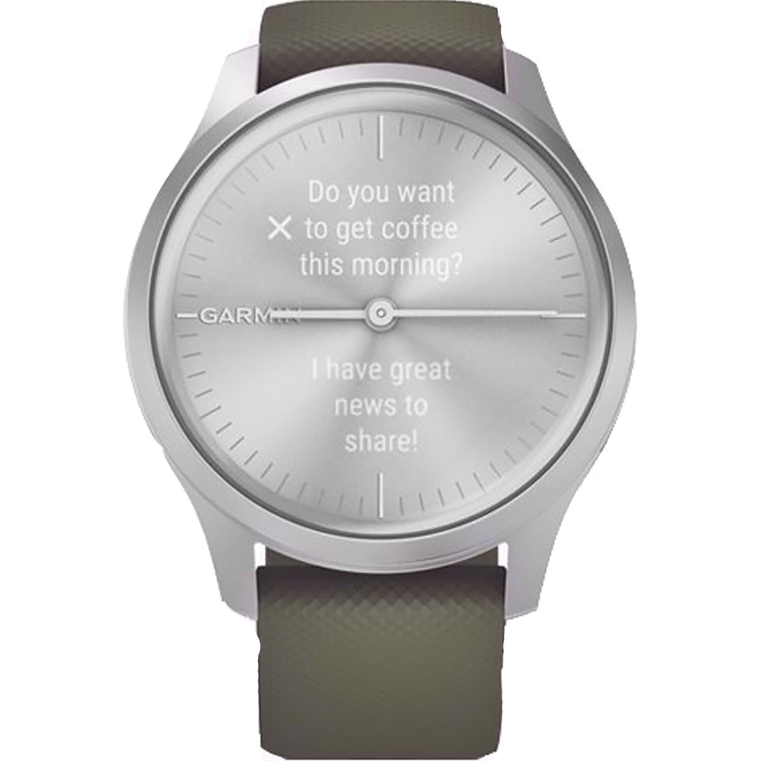 GARMIN Vivomove style モスグリーン スマートウィッチ vívomove Style | スマートウォッチ | Garmin 日本
