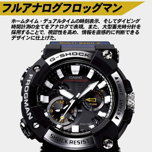 Pre-owned G-shock Casio  Gwf-a1000c-1ajf Master Of Frogman Composite Band Men Watch Japan