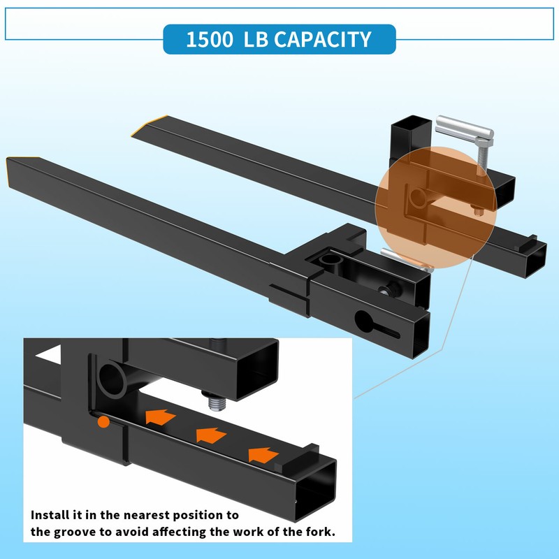tractor bucket forks