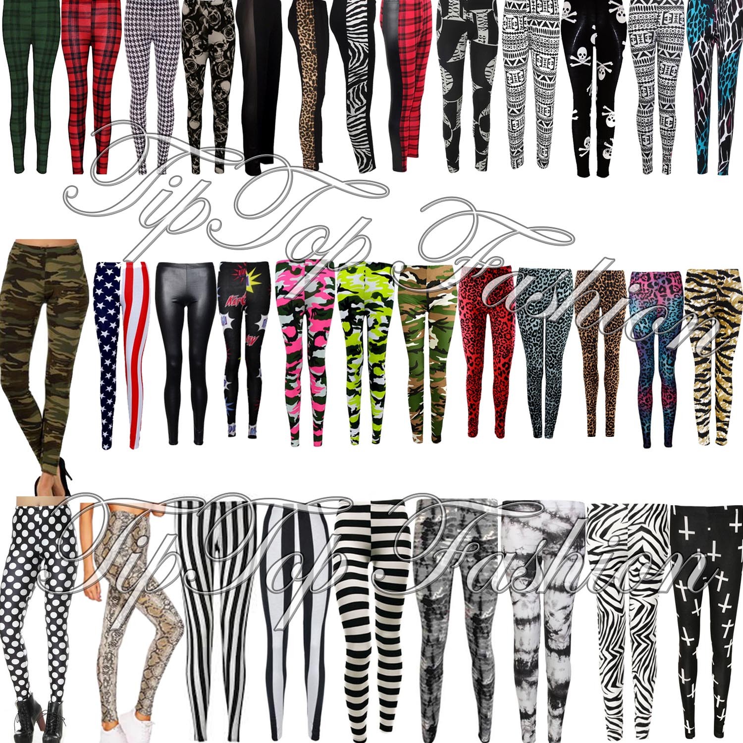 plus size patterned leggings uk