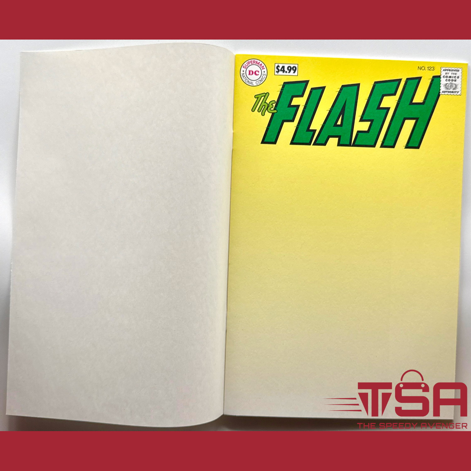 THE FLASH #123 (Vol 1) 2024 Blank Sketch Facsimile Edition Multiverse Key DC