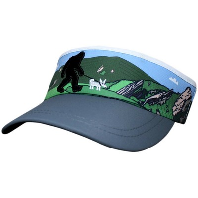 Gray Headsweats IMBA Supervisor Sublimated Visor