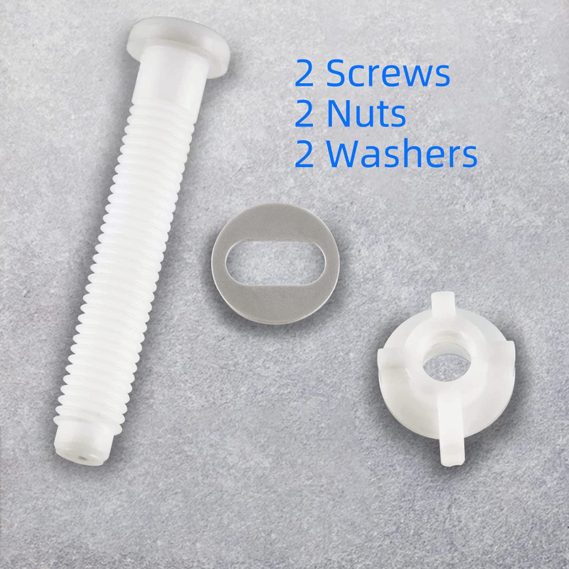 Universal Toilet Seat Hinge Bolt Screw Compatible with Kohler, Bemis, American S