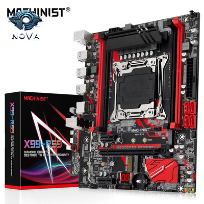 RS9 X99 Motherboard Support Xeon E5 V3 V4 LGA 2011-3 CPU Processor DDR4 RAM Four