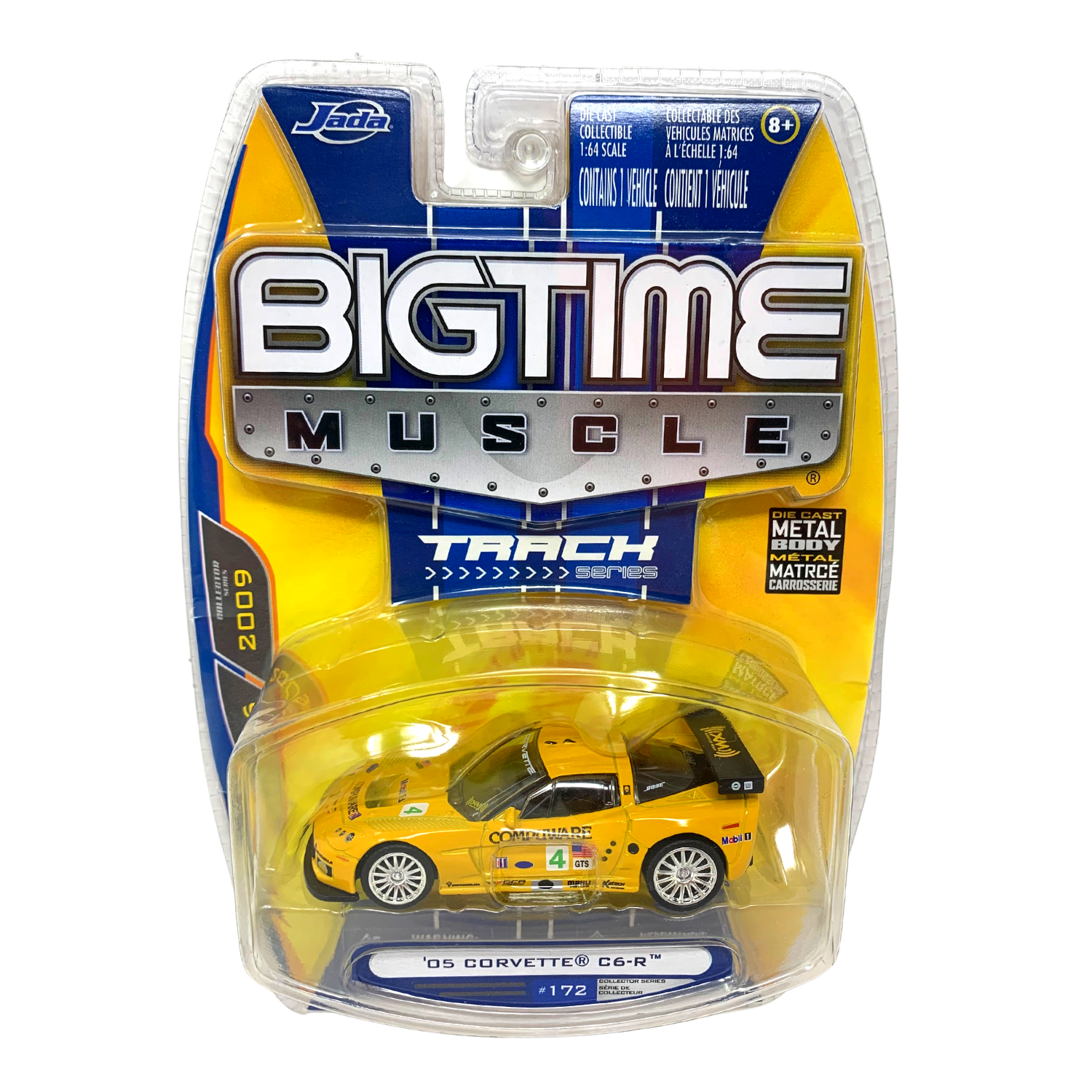 Jada Bigtime Muscle Track Series 2005 Corvette C6-R 1:64