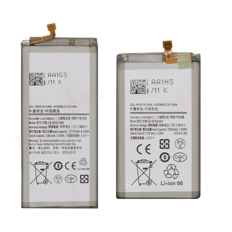 Battery For At&t Samsung Galaxy Z Fold 3 5g Sm-f926u1 Eb-bf927aby Eb-bf926aby