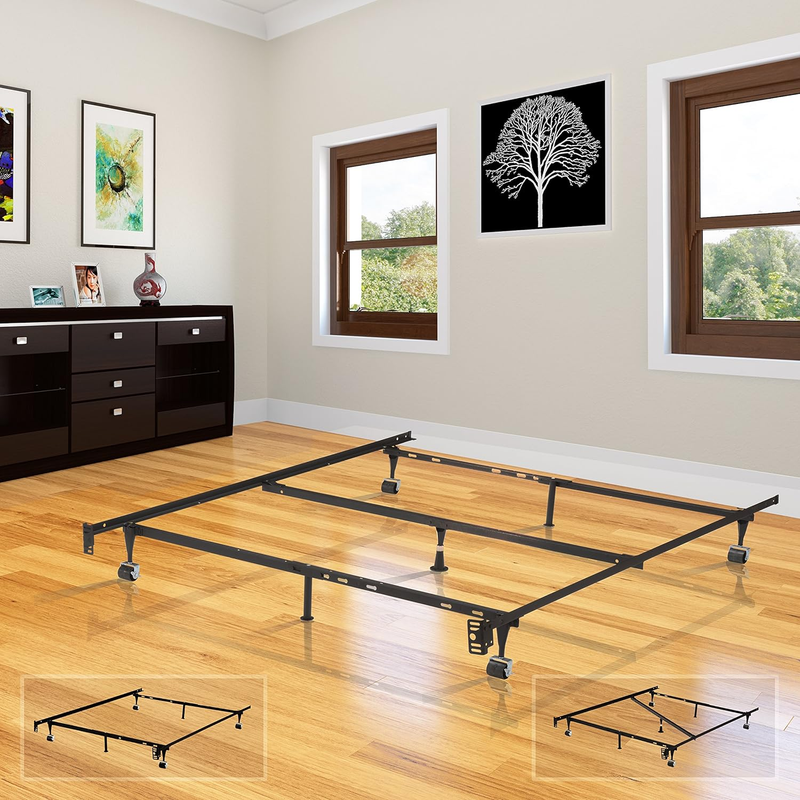Heavy Duty Metal 7-Leg Adjustable Queen, Full, Full XL, Twin
