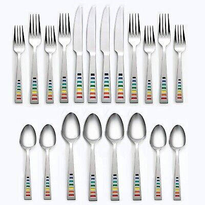 Fiesta Celebration Stainless Steel 20pc. Flatware Set (Service for Four)