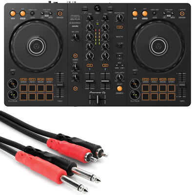 Pioneer DJ DDJ-FLX4 Black ダストカバー・RCA端子付属 Amazon | DJコントローラー DDJ-FLX4 ＋ ダストカバー セット