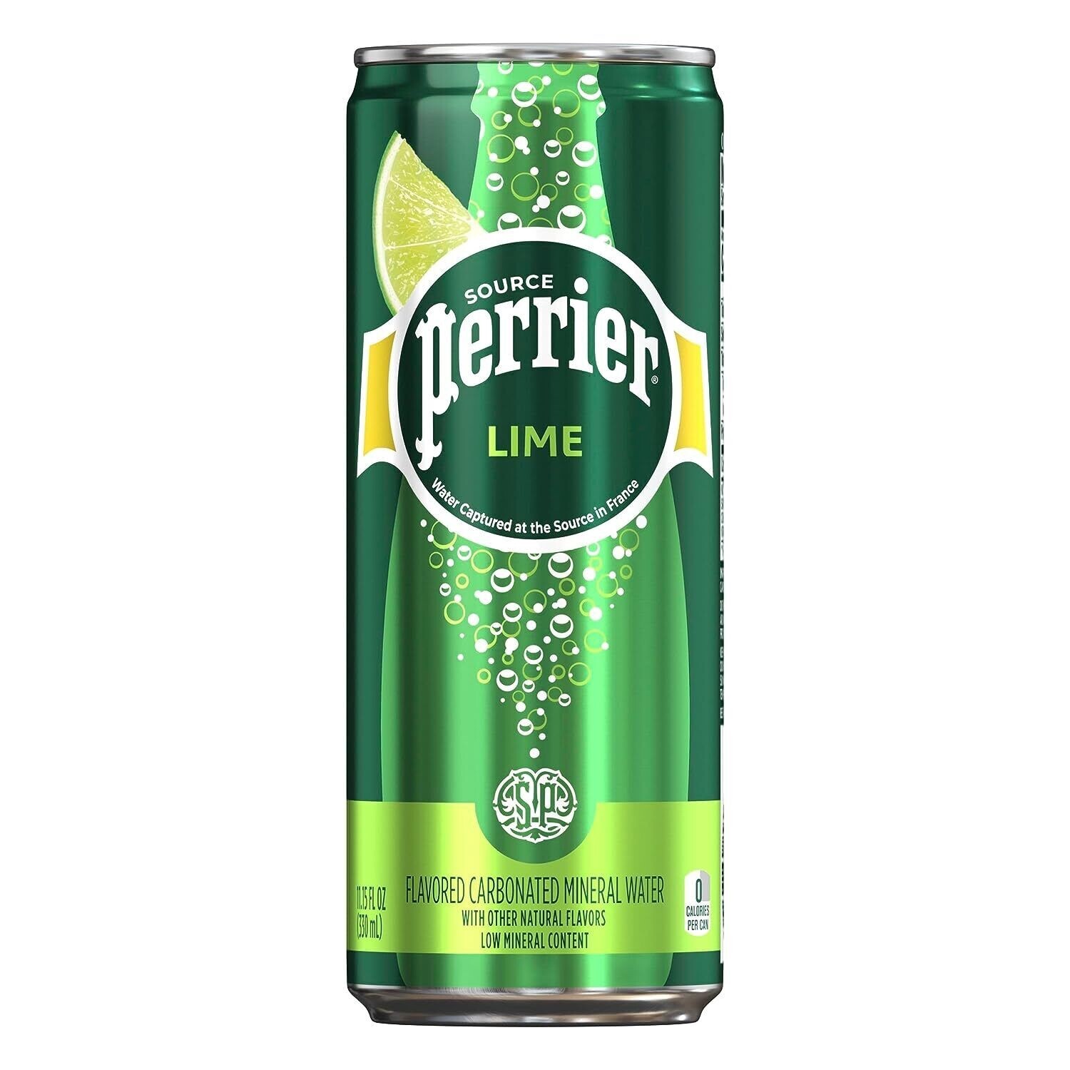 Perrier とと 2本 Perrier Sparkling Natural Mineral Water, Cans 8ct | FreshDirect