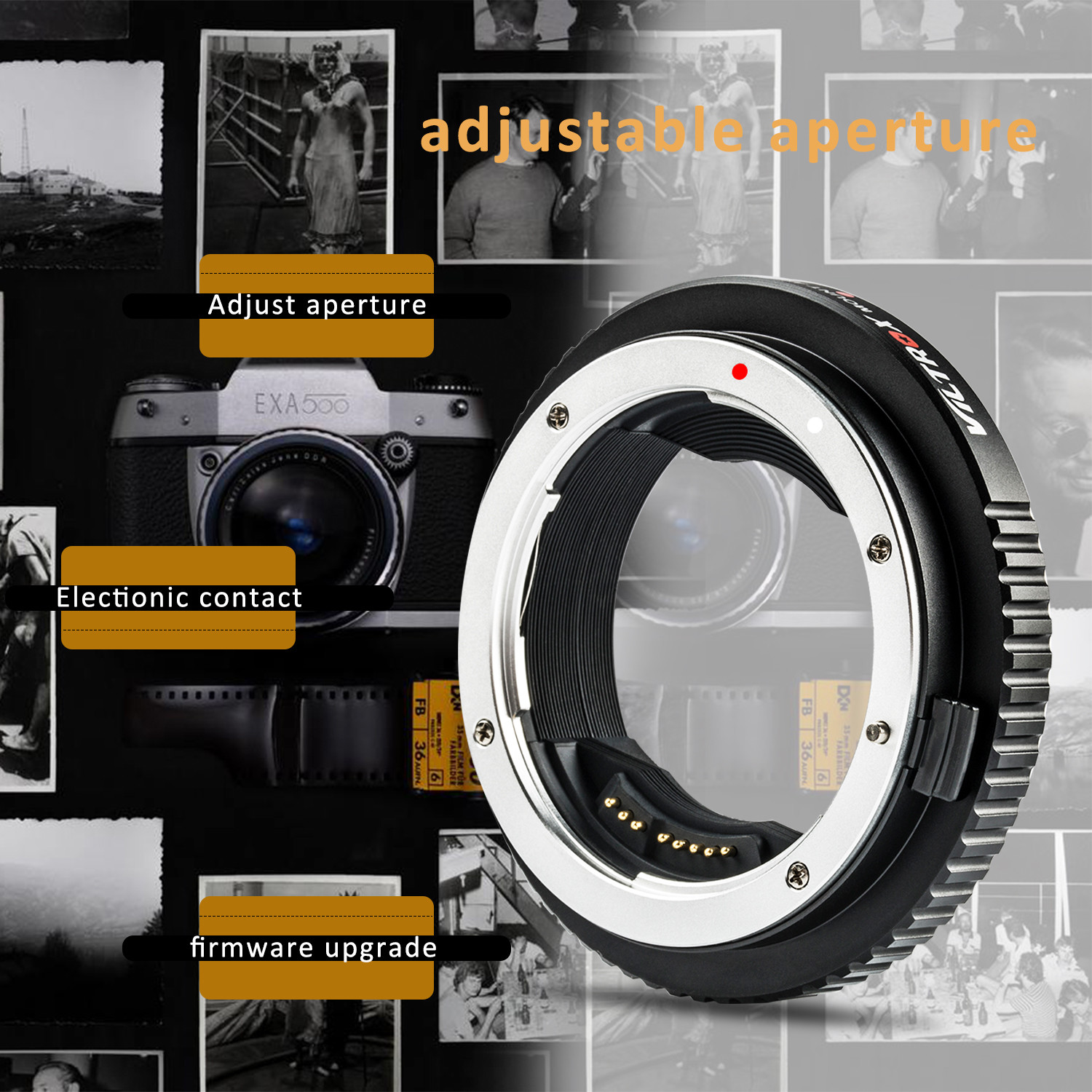 Viltrox EFGFX Auto Focus Lens Adapter for Canon EOS Lens to Fuji GFX