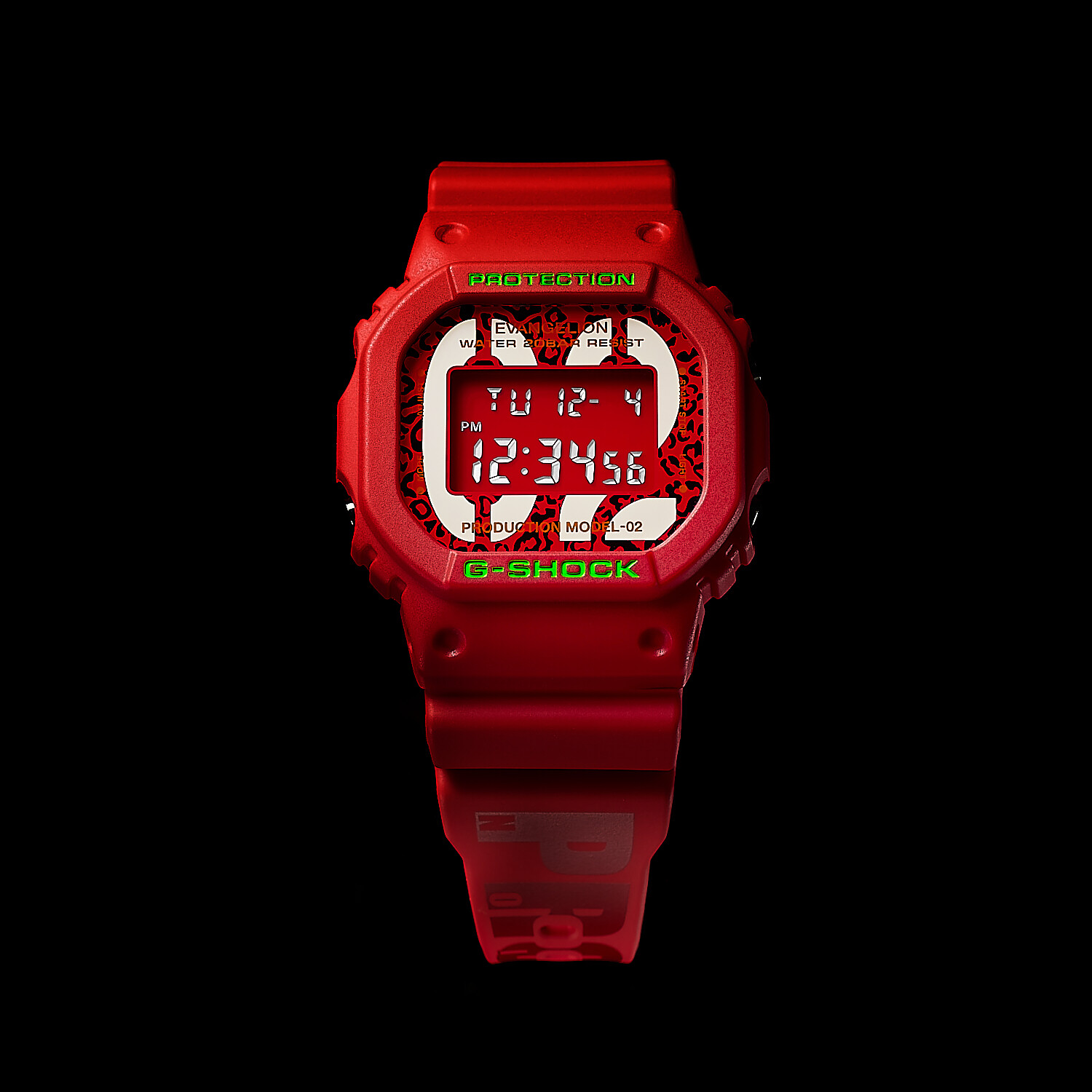 G-SHOCK DW-5600 EVA-02 THE BEAST MODEL feat.RADIO EVA ASUKA G-SHOCK DW-5600 EVA-02 THE BEAST MODEL feat.RADIO EVA ASUKA