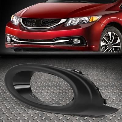 Для 13-15 Honda Civic Черная рамка противотуманной фары в стиле OE с левой стороны водителя