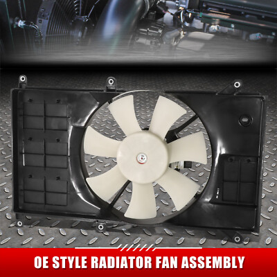 Для 00 Mitsubishi Eclipse 2.4L Ручной перевод. Вентилятор охлаждения радиатора OE в сборе