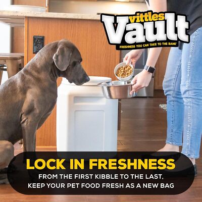 Airtight Dog Food Storage Container - Holds up to 50 lbs. of dry pet food