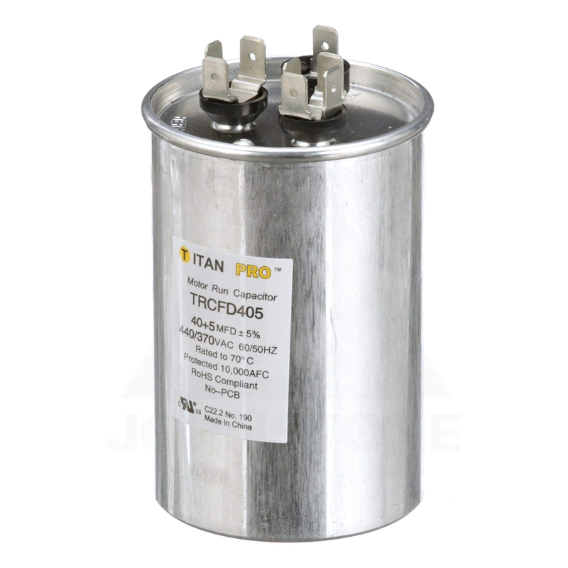 Motor Run Capacitor 40/5 MFD 440/370V for HVAC TRCFD405
