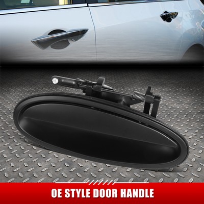 ДЛЯ 97-05 BUICK PARK AVENUE ЧЕРНАЯ ГЛАДКАЯ РУЧКА ТЯГИ ЗАДНЕЙ ПРАВОЙ ПАССАЖИРСКОЙ ДВЕРИ