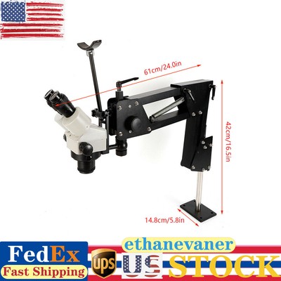 270° Jewelry Microscope Stand & Microscope Micro Inlaid Mirror For Jewelers NEW!