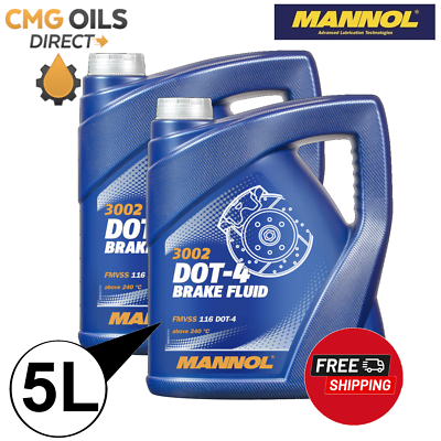 MANNOL (3002) DOT - 4 BRAKE FLUID - 5.1kg | eBay