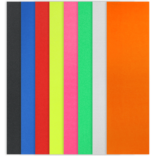 Black Diamond Skateboard Grip Tape Assorted Colors 9"x33" 10 Pack of Sheets