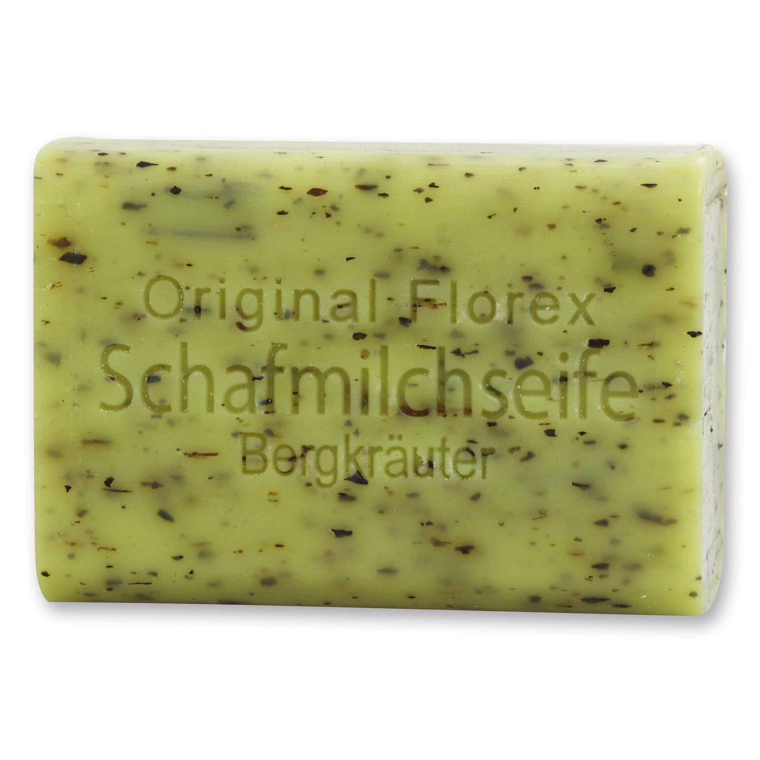 Florex Schafmilchseife - Bergkräuter - pflegend harmonisierend und anregend 100g