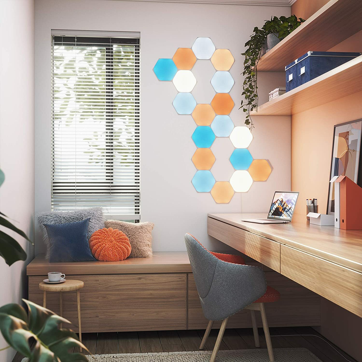 ナノリーフNanoleaf Shapes Hexagons スタータキット8枚 Nanoleaf Shapes ヘキサゴン スターターパック(9枚入り