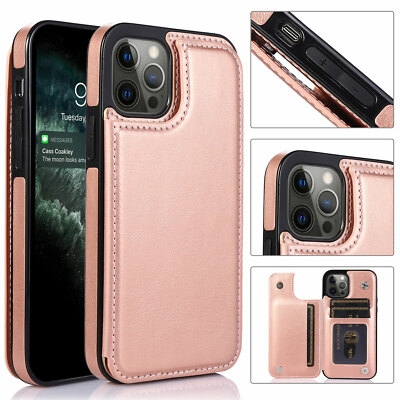 Wallet Card Case Cover Leather Magnetic For iPhone 15 14 13 12 11 PRO MAX X XR 8