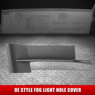 Для 02-05 BMW 745i 760i OE Style Черная наружная крышка противотуманной фары со стороны водителя