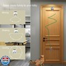 Scsuupoee Cat Toys Interactive for Indoor, Cats Toy Hanging Door Electric for Bored, Feather Toy Kitten Rechargeable Door Hanging Automatic String with 4pcs Feather Toys, White