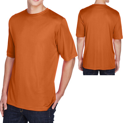 Mens Moisture Wicking T-Shirt Dri Fit Performance Tee UV 40+ Sun Protect XS-4XL