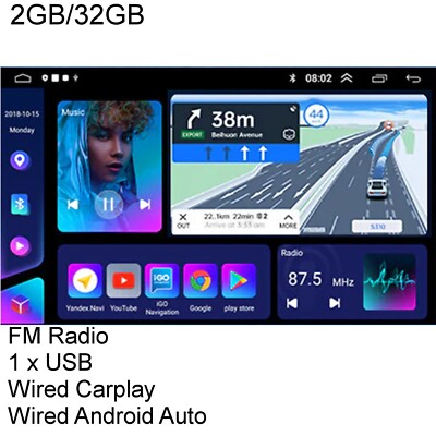 for TOYOTA HILUX 2014 GPS CARPLAY ANDROID AUTO CAMERA ODB DAB+ TPMS DVR
