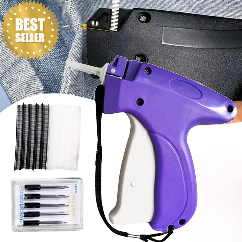 2 in 1 Stitch Gun for Clothes, Quick Clothing Fixer Tagging Gun Kit with Dual Si