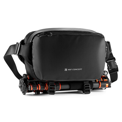 K&F Concept Portable Bag 2 in 1 Sling Bag 10L Shoulder Bag DSLR Camera Black