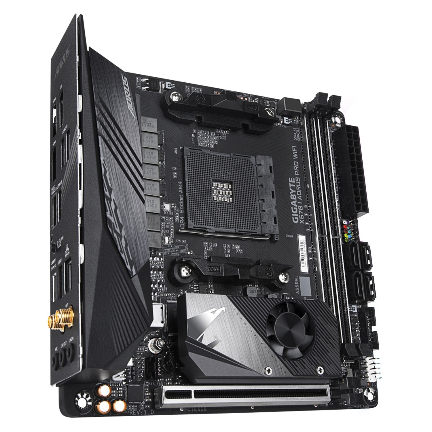GIGABYTE X570 I AORUS PRO WIFI Motherboard Mini-ITX AMD X570 GIGABYTE X570 I AORUS PRO WIFI Motherboard Mini-ITX AMD X570
