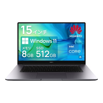 HUAWEI MateBook D 15 (2021 model) Laptop 15.6 inch Windows 11 Home Core i5 Memor