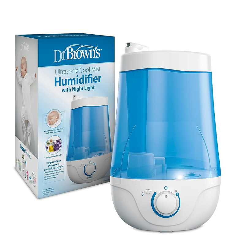 Cool Mist Ultrasonic Humidifier for Baby with Diffuser and Night Light