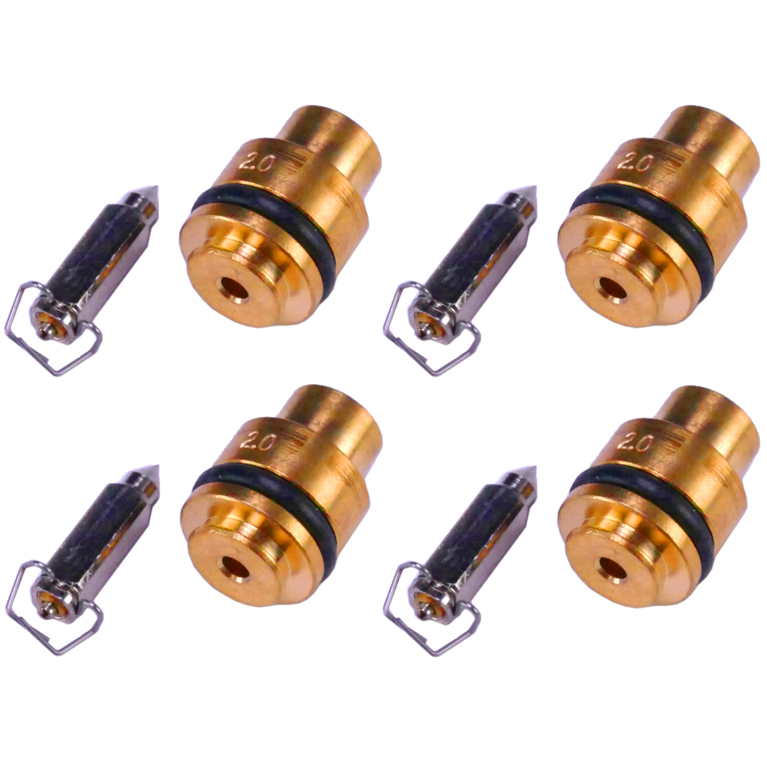 nudle様　用 4X Carburetor Float Needle Seat For Kawasaki GPZ 550 GT 550