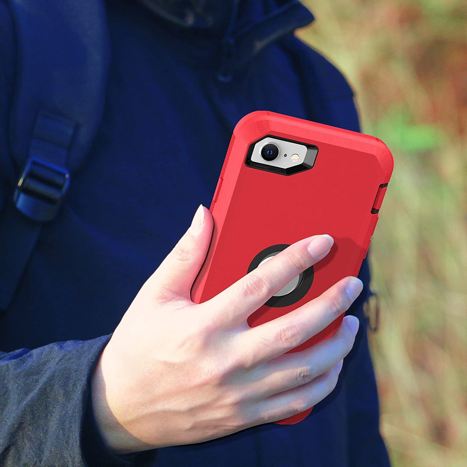 For iPhone SE 2020/2022 Shockproof Defender Case Cover w/ Belt Clip & Screen 