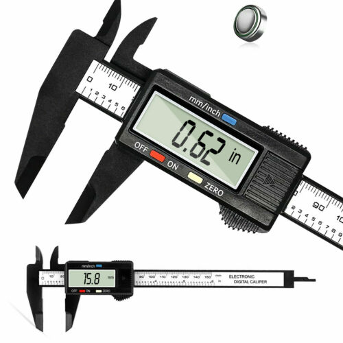 Digital Caliper Vernier Micrometer Electronic Ruler Gauge Meter Measuring Tool