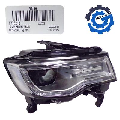 New OEM Mopar Right Xenon Head Light for 2017-18 Jeep Grand