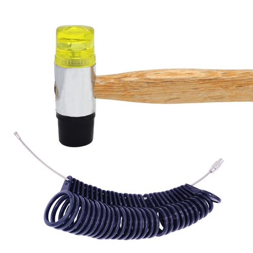 PJewelry Tools Kit Jewelers Rubber Hammer Mandrel Plastic Sizer For Making Rings
