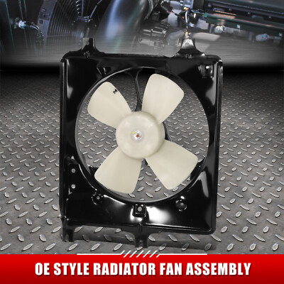 Для 89-92 Ford Probe 2,2-литровый 4-цилиндровый двигатель OE в стиле OE Вентилятор охлаждения радиатора в сборе