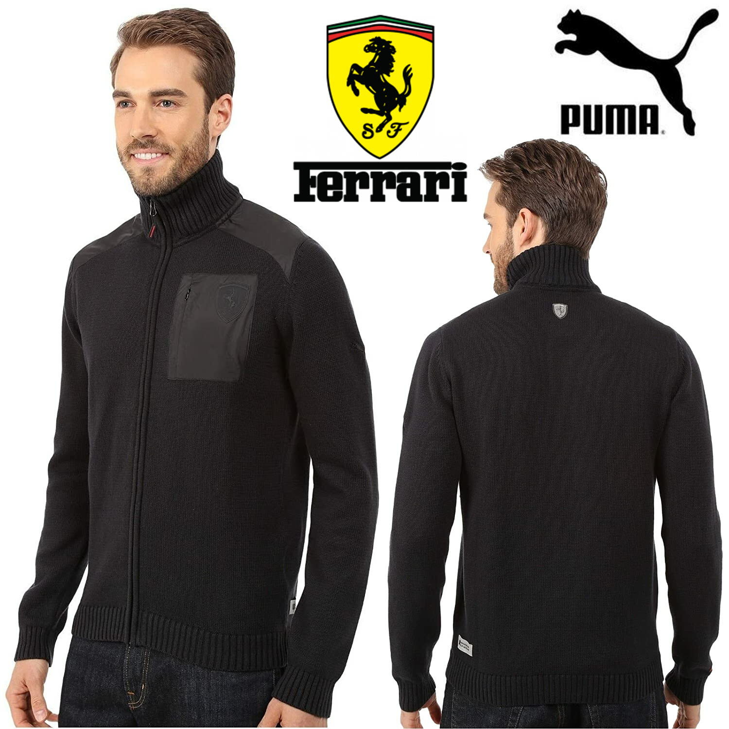 puma ferrari knit sweater