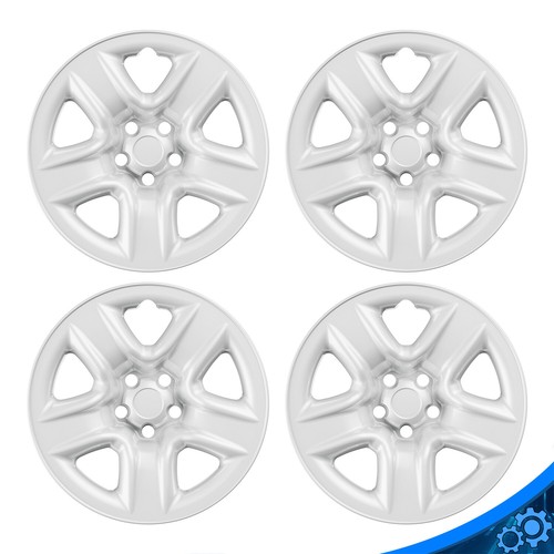 4 Для Toyota RAV4 2006-2012 Серебристая обшивка 17 колес, Колпачки ступиц, Обшивка всего обода