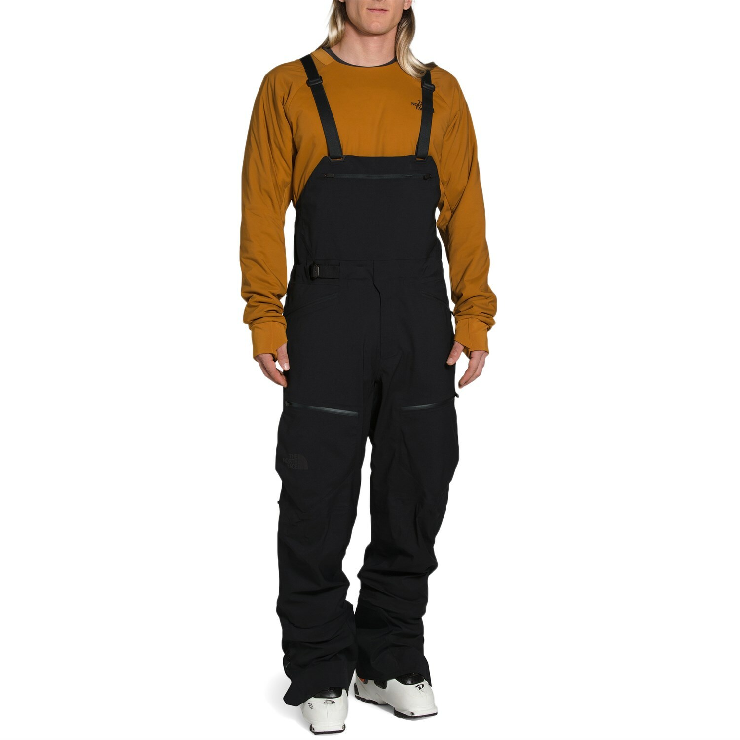 スノーボード The North Face Purist BIB&JACKET Men's The North Face Black Purist DryVent Waterproof Ski