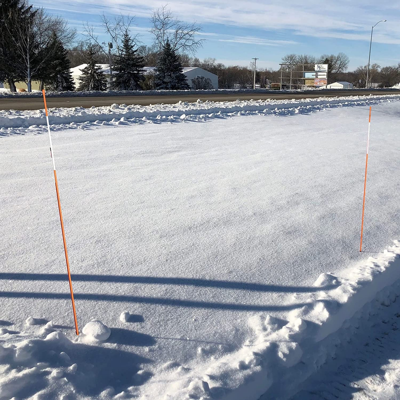 Reflective Driveway Markers, 5/16 in High Visibility Driveway Reflectors Snow St