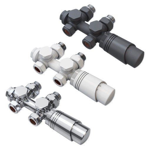 Handtuchtrockner Heizkörper Handtuchwärmer Heizung Mittelanschluss Weiß