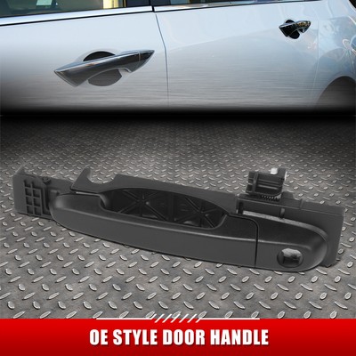 Для 06-11 Акцентная черная текстурированная ручка передней левой двери водителя с замочной скважиной