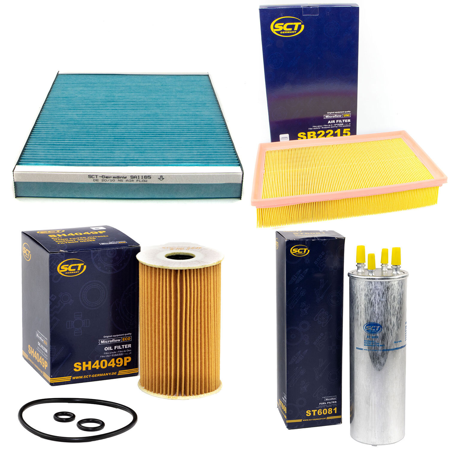 Filter Set SCT Kraftstoff- ÖL- Luft- Innenraum- für VW Transporter V Multivan VI